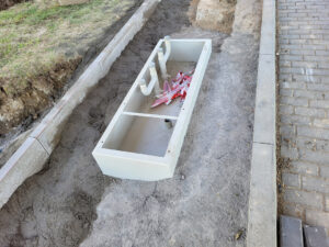 Příprava na stojany